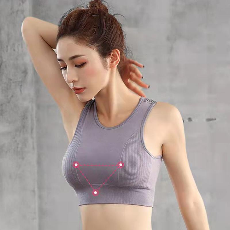 Женский спортивный бюстгальтер без косточек, шок, быстросохнущее нижнее белье, анти-сборка, стереотипная красота, полый жилет со съемной нагрудной накладкой, жилет для йоги