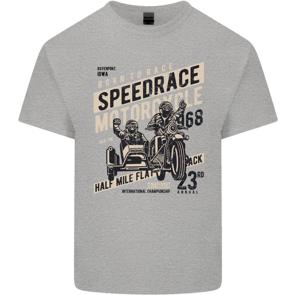 Speedrace Motorcycle Side Car Motorbike Unisexs Light Cotton TShirt