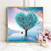5D алмазная живопись «Дерево любви» полный квадратный круглый набор для вышивки крестом Алмазная вышивка пейзаж зима ремесло настенное искусство