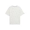 Li Ning Wade Series Letter Print Loose Fit Round Neck Short Sleeve T-Shirt Unisex Tops Off-White AHSS813-4