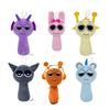 Wahatar Spranky Set of Character Singing Monster Horror Moe Cute Room Christmas Plush Doll Dolls, 6, Dolls, Game, Merchandise, Decoration, Kids,
