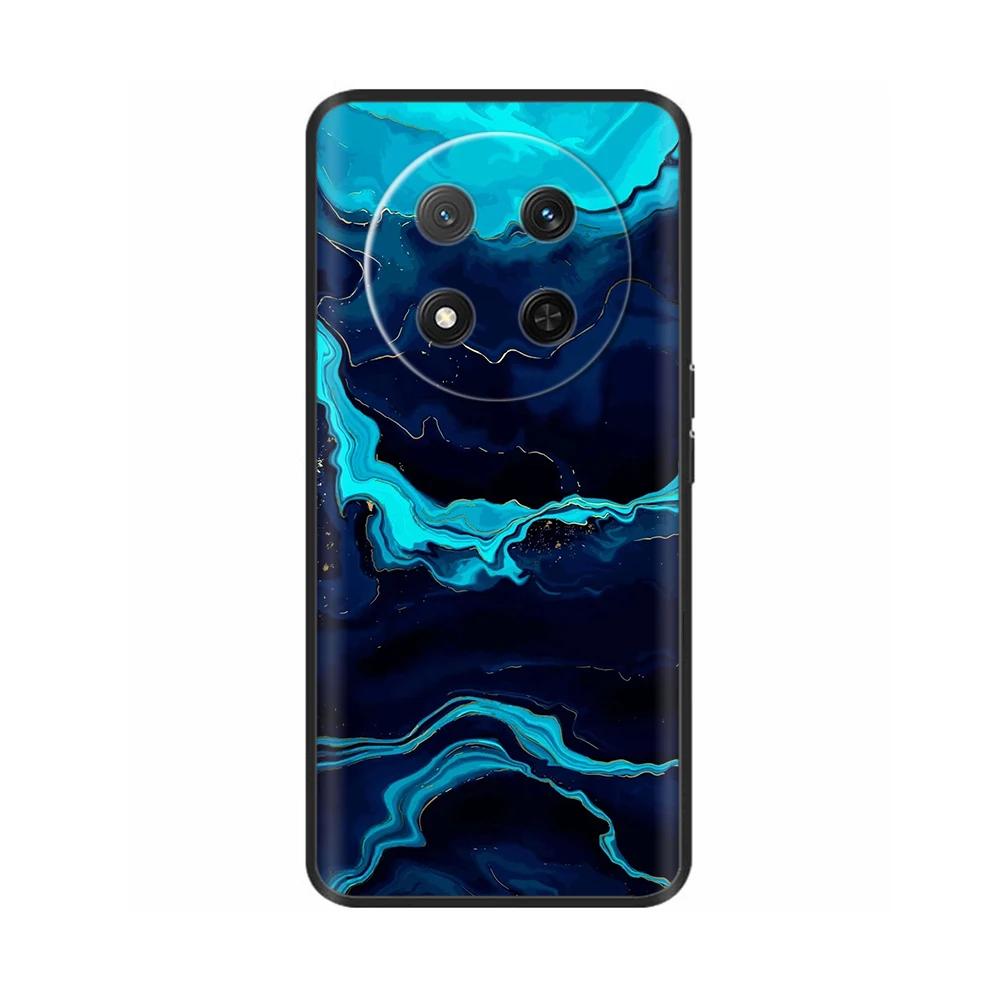 Мягкий силиконовый чехол для Huawei Honor Magic7 Lite 5G Чехол с принтом гинкго для задней панели телефона Для Honor Magic7 Pro Magic 7 Fundas