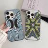 Классический Известный Бренд Логотип H-HurleyS Для IPhone 16 15 14 13 12 11 17 Pro Max Plus Волна Гофрированный Чехол для Телефона Противоударная Крышка