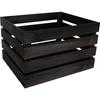 Деревянный ящик - CREATIVE DECO - Черный - 50 x 40 x 30 см - Хранение