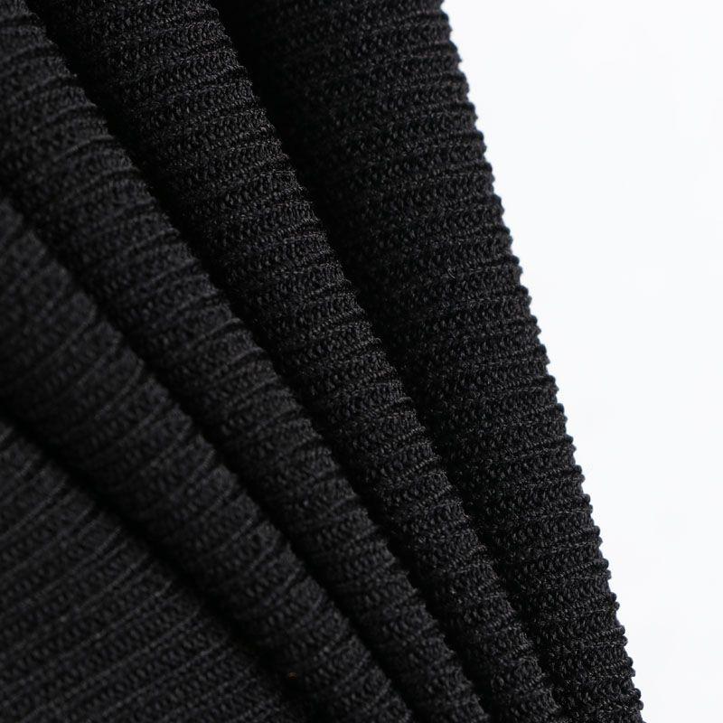 Sunshine House Summer New Arrival K-style Women's Lapel Color Matching Short Sleeve Zipper Knitting Dress A- Line Skirt