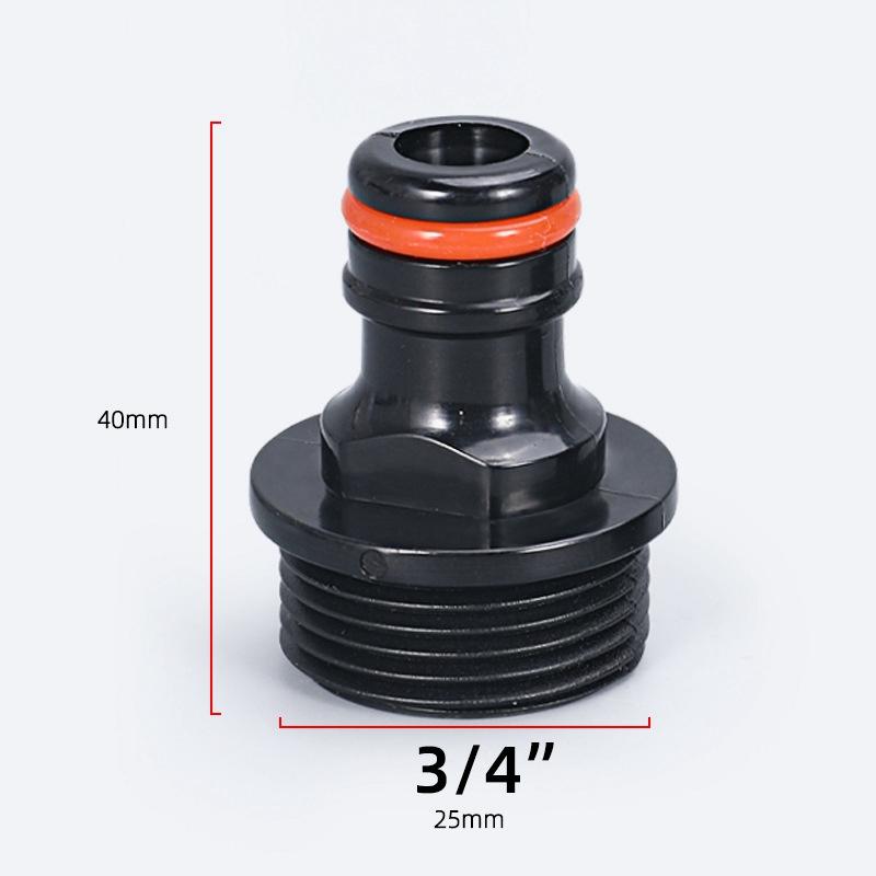 S60 Крупная резьба Соединитель для крана IBC-бака 1/2" 3/4'' Адаптер для водопроводной муфты Фитинг для водяного бака Сменный клапан для садового крана