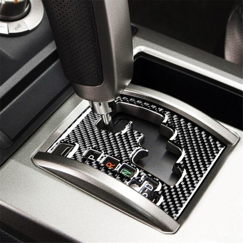 Накладка на панель переключения передач автомобиля в стиле карбонового волокна, подходит для Toyota 4Runner 10-20