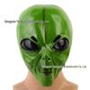Инопланетный НЛО Зеленый Латексный Головной Убор Маска на Хэллоуин