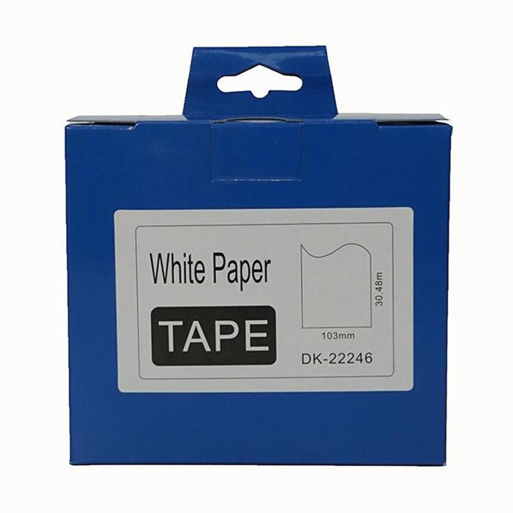Совместимая с Brother DK-22246 черная термолента для этикеток