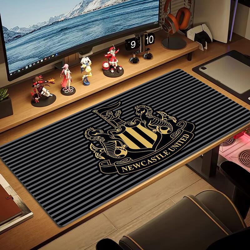 Newcastle United FC Print Cushion Non-slip Laptop Tablet Big Mousepad XXL Mat Mini PC Playmat With Lock edge