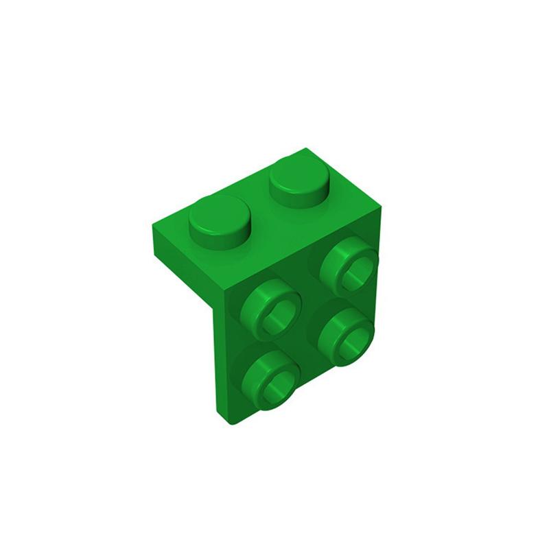 Нетоксичные 10 шт. 44728 Кронштейн 1x2-2x2 Строительные блоки Moc 2+4 Прямоугольные детали Совместимые с Кирпичиками Детские Конструкторы