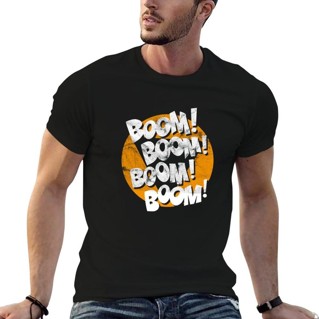 Boom Boom Boom Футболка хлопковые футболки мужская 100 футболок дизайнерская Футболка