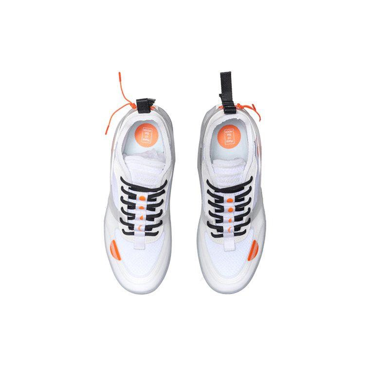 Li Ning CF COUNTERFLOW Скользкие, износостойкие, легкие низкие кеды для скейтборда Мужские Белые AGCP293-1