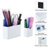 2Pcs Magnetic Storage Box Durable Lightweight Pencil Organizer Versatile Magnetic Sundries Box for Refrigerator Whiteboard