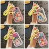With Key Ring Capybara Card Holder Keychain PVC Transparent ID Card Holders  Boys Girls Gift
