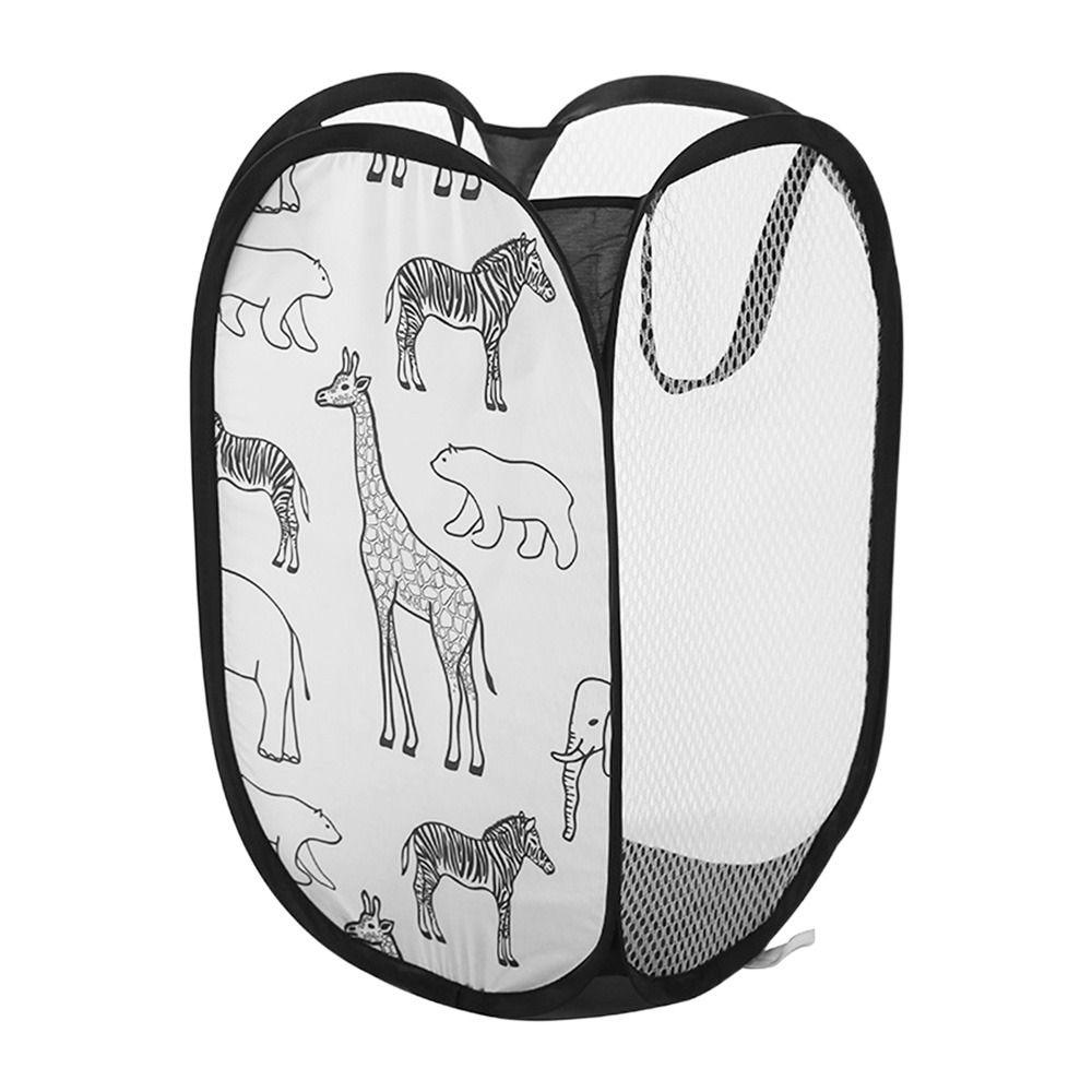 Kids Toys Sundries Pop Up Open Box Organize Laundry Baskets Dirty Sorting Hamper Mesh Laundry