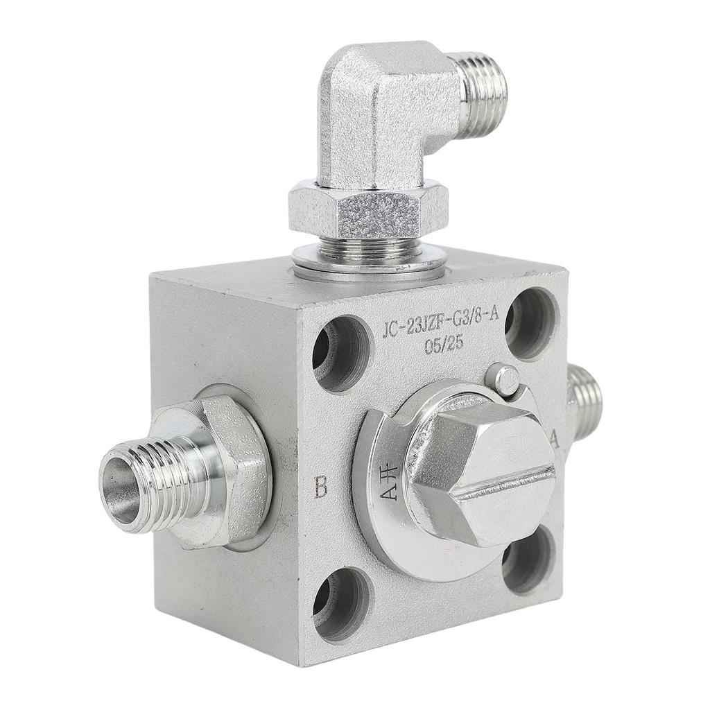 3 Way Diverter Valve Mini Excavator Throttle Spare Replacement Parts with Hydraulic Accessories Screws