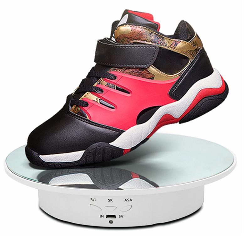 Электрический вращающийся дисплей 90/180 градусов Магазинный поворотный столик Зеркальная вращающаяся база для фотосъемки Товарных выставок