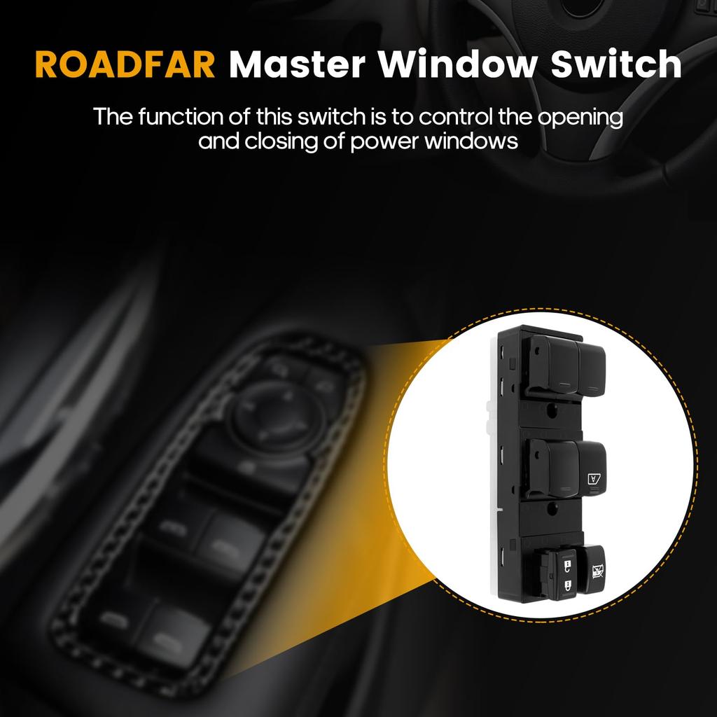 Window Switch Power Window Switch Driver Side For Nissan Cube 2009-2014 25401-1FC0A, 254011FC0A, 254011FC1A