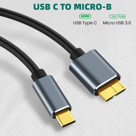 50/100/150 см USB 3.1 Type-c на USB 3.0 Micro-USB 5 Гбит/с кабель для жесткого диска для ПК