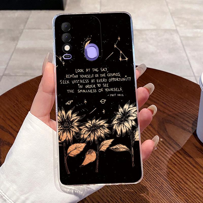 For Tecno Spark 8 8T 8P 9T (India) 7 Pro 7T Case Clear Silicone Soft TPU Jelly Cover KG6 KG7H KG7 KF6 Cute Rabbit Cat Phone Case