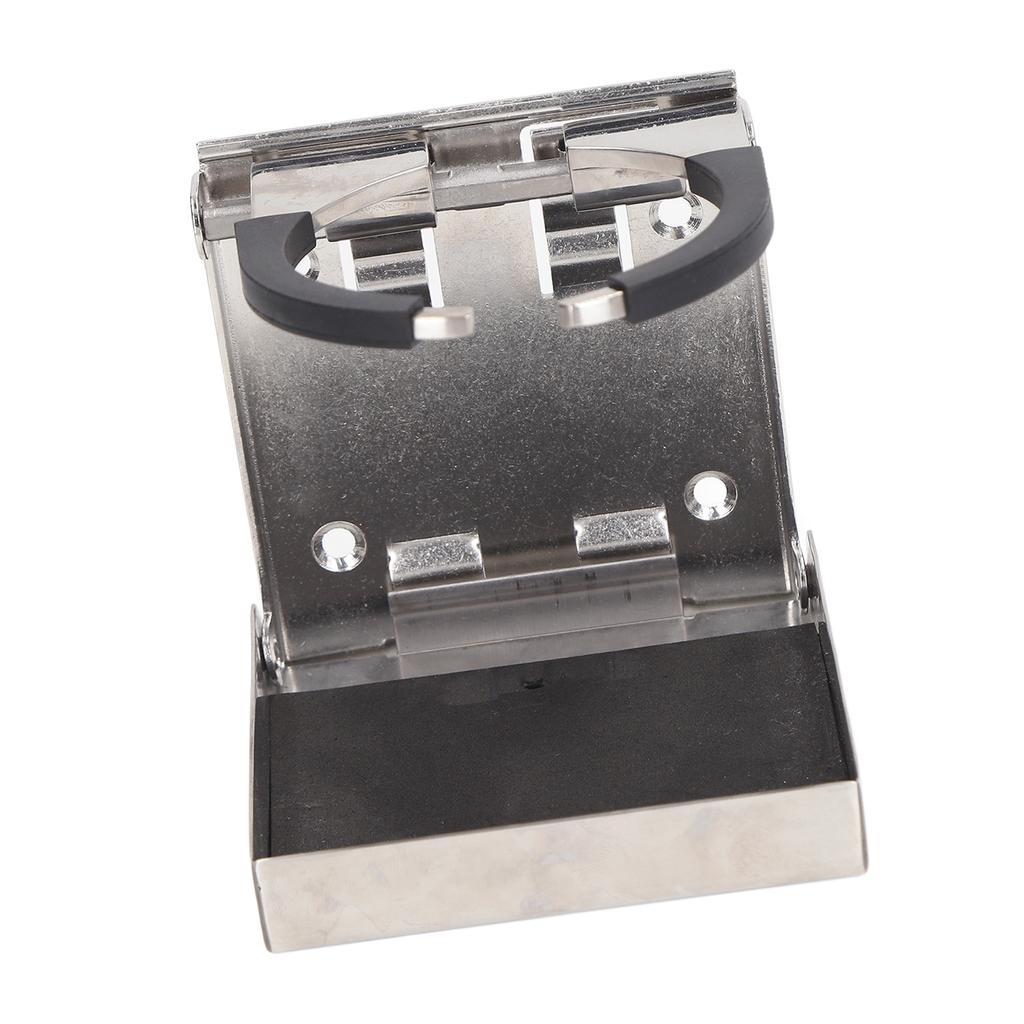 Fold Up Cup Holder Adjustable 53‑80mm Marine Stainless Steel Drink Holder for Boat Truck