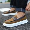 Brand Slip-onlazy Shoes Fashionable Korean Style Flats Bottomed Versatile Loafers Comfortable Men's Business Casual Board Shoes