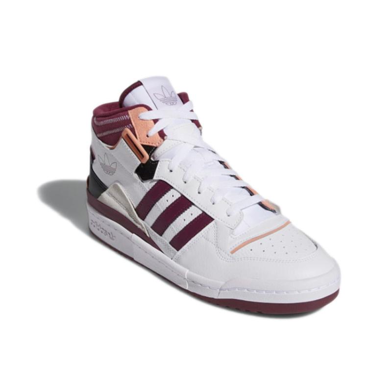 Adidas Кроссовки Forum Exhibit Mid 'White Victory Crimson' H01920