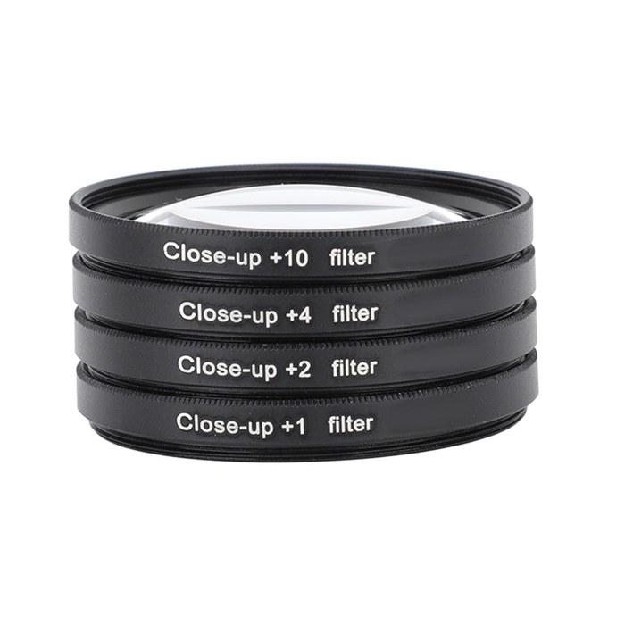 [Close Up] Close-Up Filter Kit, Macro Lens Filter Set (+1, +2, +4, +10 Lenses) with Storage Pouch for Digital Camera Photography (67mm)