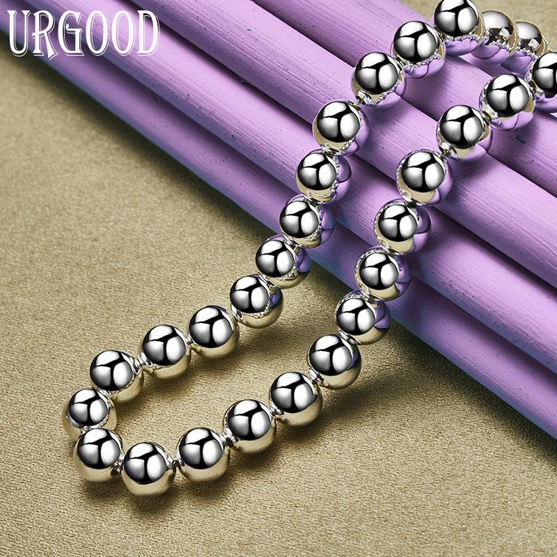 Ожерелье из стерлингового серебра 925 пробы, свадебные украшения с подвесками