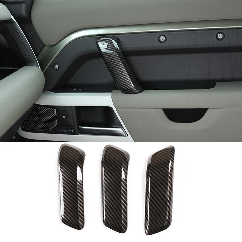 ABS Carbon Fiber For Land Rover Defender 110 2020-2024 Car Interior Modification Protection Cover Decorative Patch Accessories