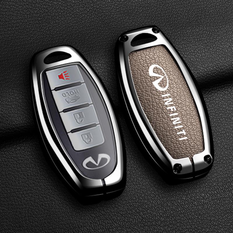 Премиальный металлический чехол-брелок для ключа Infiniti QX50, Q70L, QX60, Q50L