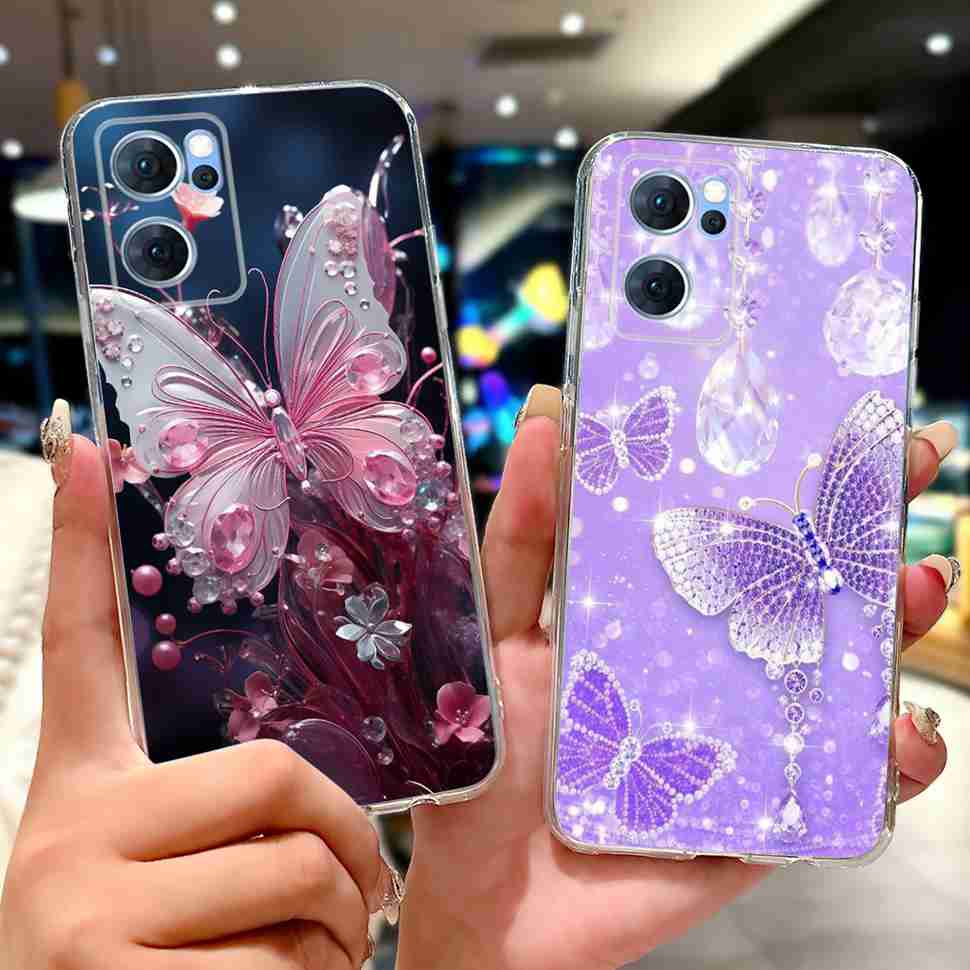 Чехол для Oppo Reno7 5G Милый Кот Цветок Расписная Крышка Мягкие Fundas Чехол для Телефона Для Oppo Find X5 FindX5 Lite Reno 7 5G Задняя Крышка