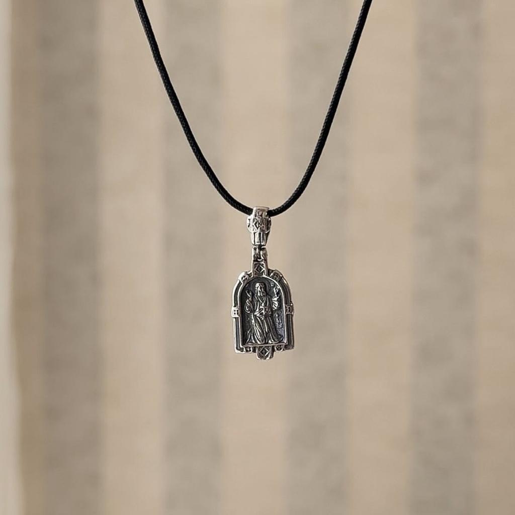 Серебряная подвеска без камней (2156239)