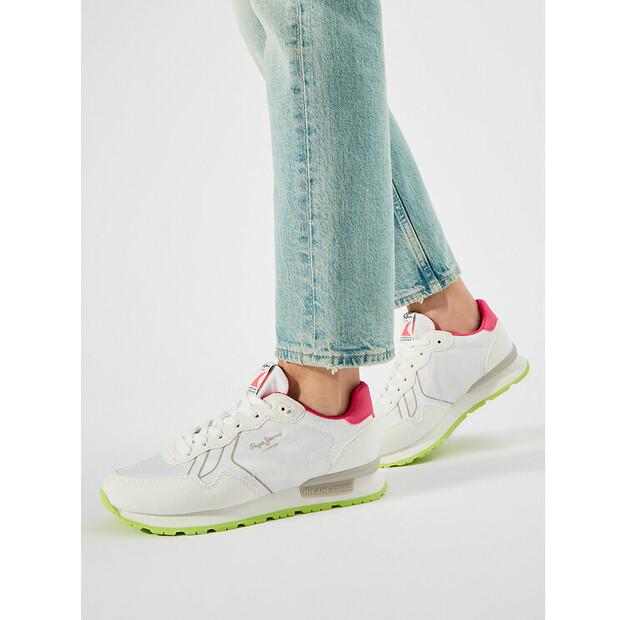 Кроссовки Pepe Jeans Brit Neon W PLS40011 белый