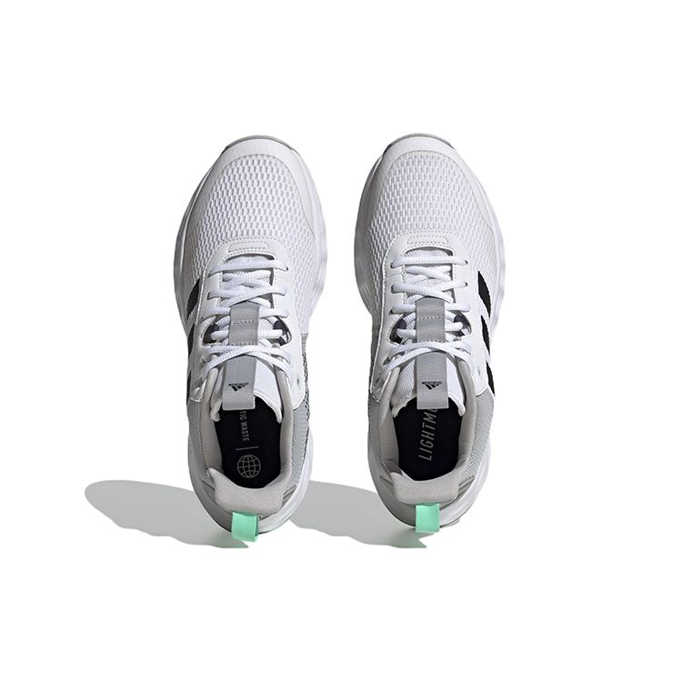 adidas Мужские кроссовки Own The Game 2.0 White Pulse Mint Cloud-White Черно-Синий-Металлик HP7888