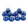 10Pcs M3 Nylon Insert SelfLock Aluminum Nuts Hex Lock Nut Royal Blue