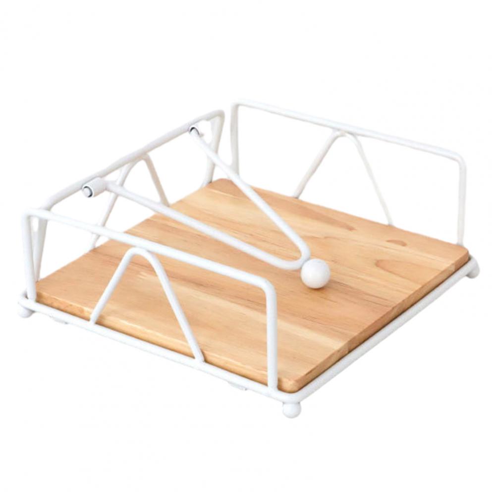 Держатель для салфеток в деревенском стиле, органайзер для салфеток на открытом воздухе, держатель для салфеток из металла в деревенском стиле с утяжеленной ручкой для кухонной столешницы для стола