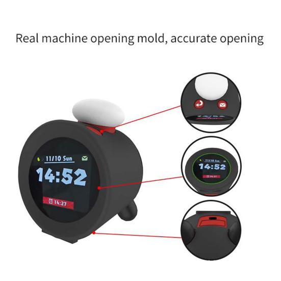 Силиконовый чехол для будильника, противоударный защитный чехол для экрана, защитный чехол для будильника Nintendo Sound Clock Alarm