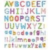 Stickers Alphabet Dots and Stripes from 0.5 To 2 Cm X 67 Pieces