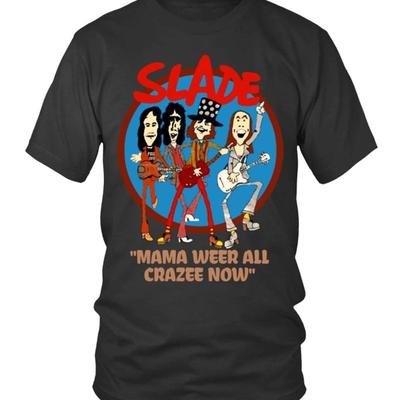 Slade T Shirt Band Green For Fan Al153