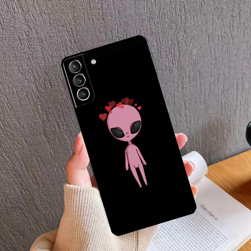 Мультяшный инопланетянин НЛО Мягкий чехол для Samsung Galaxy S20 FE S21 S22 S23 Ultra Note 20 S8 S9 S10 Note 10 Plus Чехол