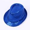Brilliant Sequins Fedora Hat Sequin Glitter Jazz Hat Role Play Prop Dance Jazz Cap  Birthday
