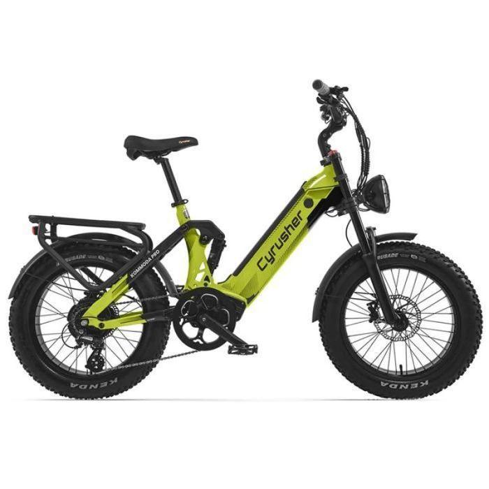 Vélo électrique - CYRUSHER - Kommoda Pro - Batterie amovible 52V 20Ah - Moteur 250 W - Freins hydrauliques