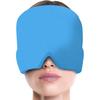 Migraine Relief Cap Puffy Eyes Tension Stress Relief Gel Ice Head Wrap Reusable Soothing Headache Hot Cold Therapy Face Eye Guard