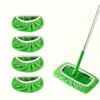 4pcs Microfiber Cleaning Mop Replacement Pad Flat Floor Mop Cloth Washable And Durable Replacement Mop Cloth Cleaning Supplies
