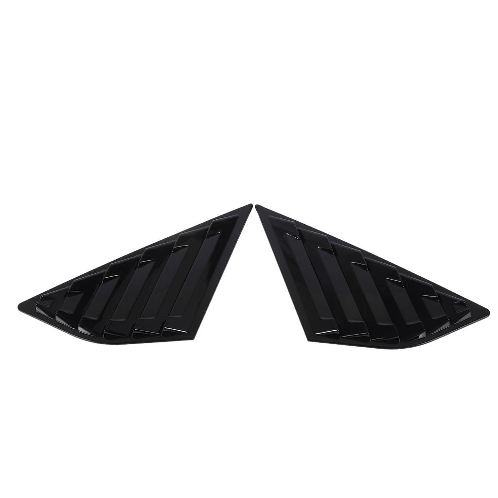 Крышка жалюзи заднего окна, глянцевая черная, ABS, треугольная, боковые жалюзи, крышка вентиляционного отверстия для Focus C346 Ha