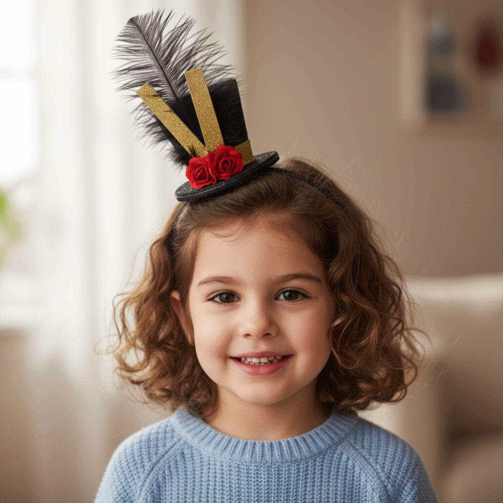 Винтажный Шляпа-цилиндр Рыцаря-Солдата Карнавальная Шляпка-fascinator Шляпа-цилиндр Фестивальная Нарядная