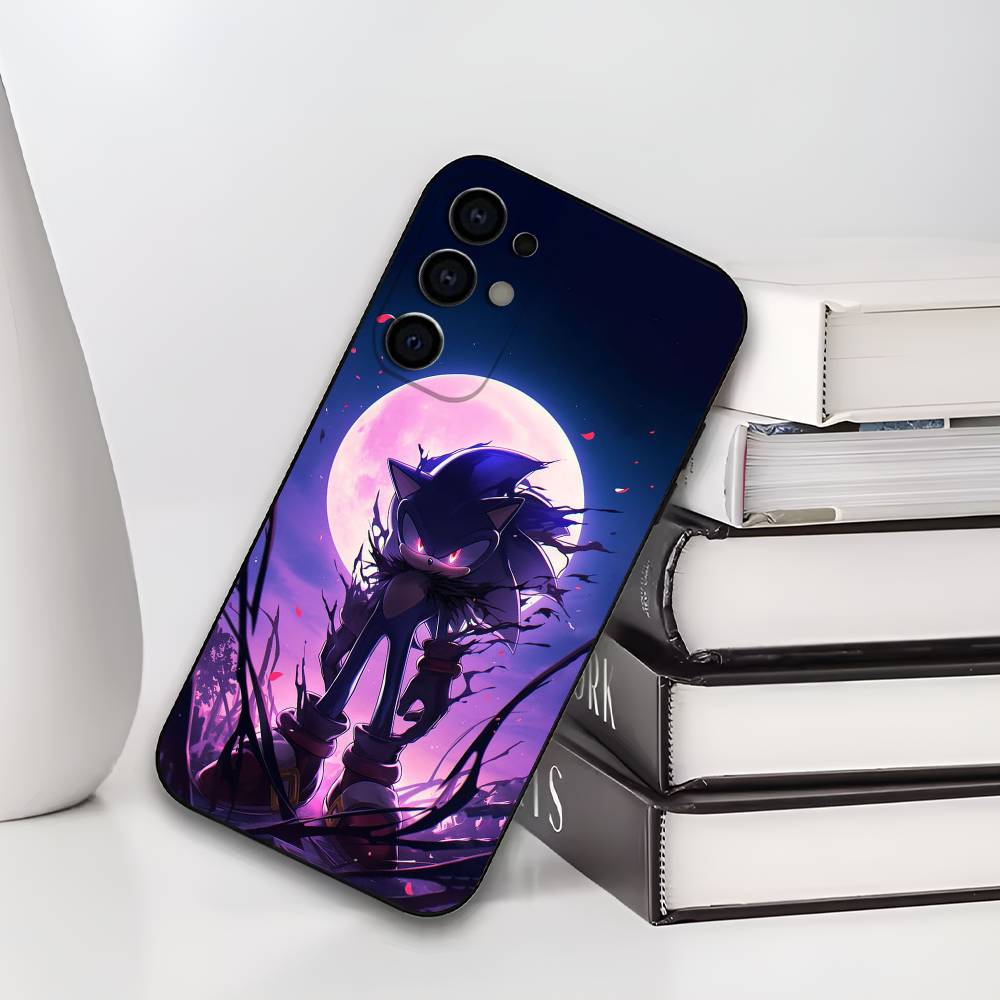 Game S-Sonic The H-Hedgehog Phone Case For Samsung S25,S24,S21,S22,S23,S30,Ultra,S20,Plus,Soft Silicone Black Cover