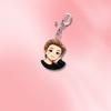 7 шт. Крутой Черный Наряд BTS Аниме Мультфильм Акриловый Брелок, Мультяшная Фигурка Bangtan Boys Брелок, Подвеска на Сумку K-pop Идол для Фанатов ARMY
